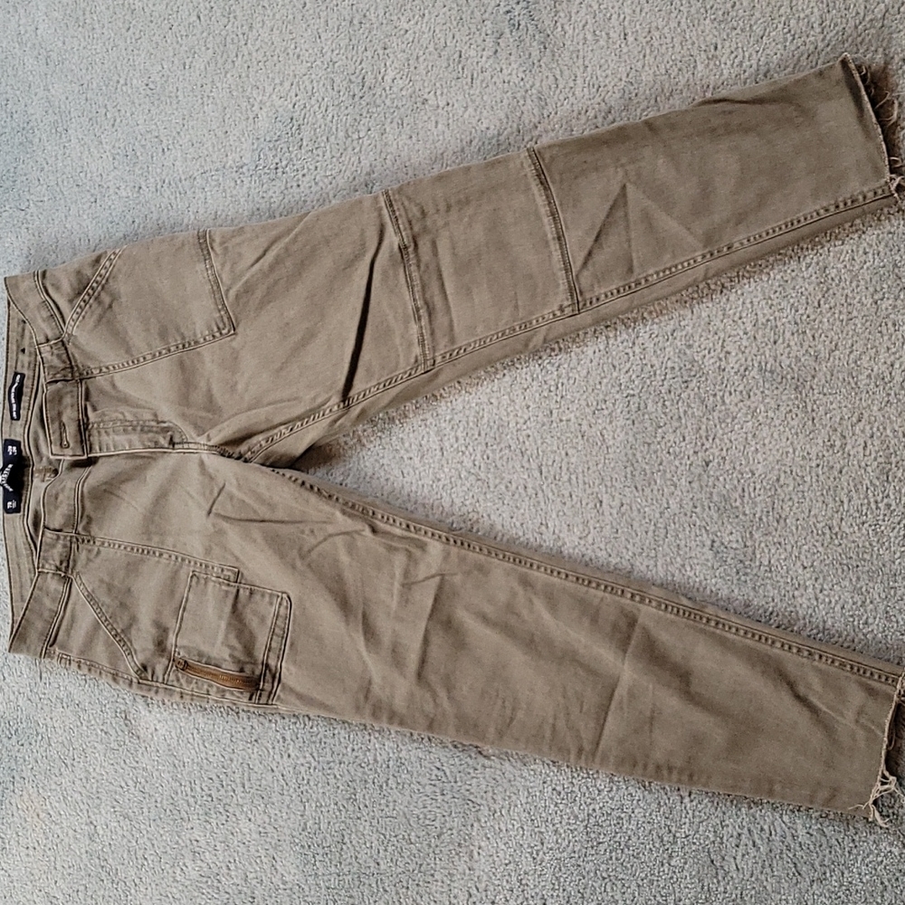 Hollister low rise skinny crop cargo